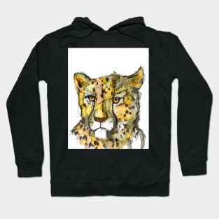 Cheetah in colour. Hoodie